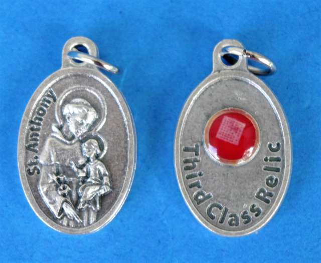 St. Anthony Third Class Relic Medal